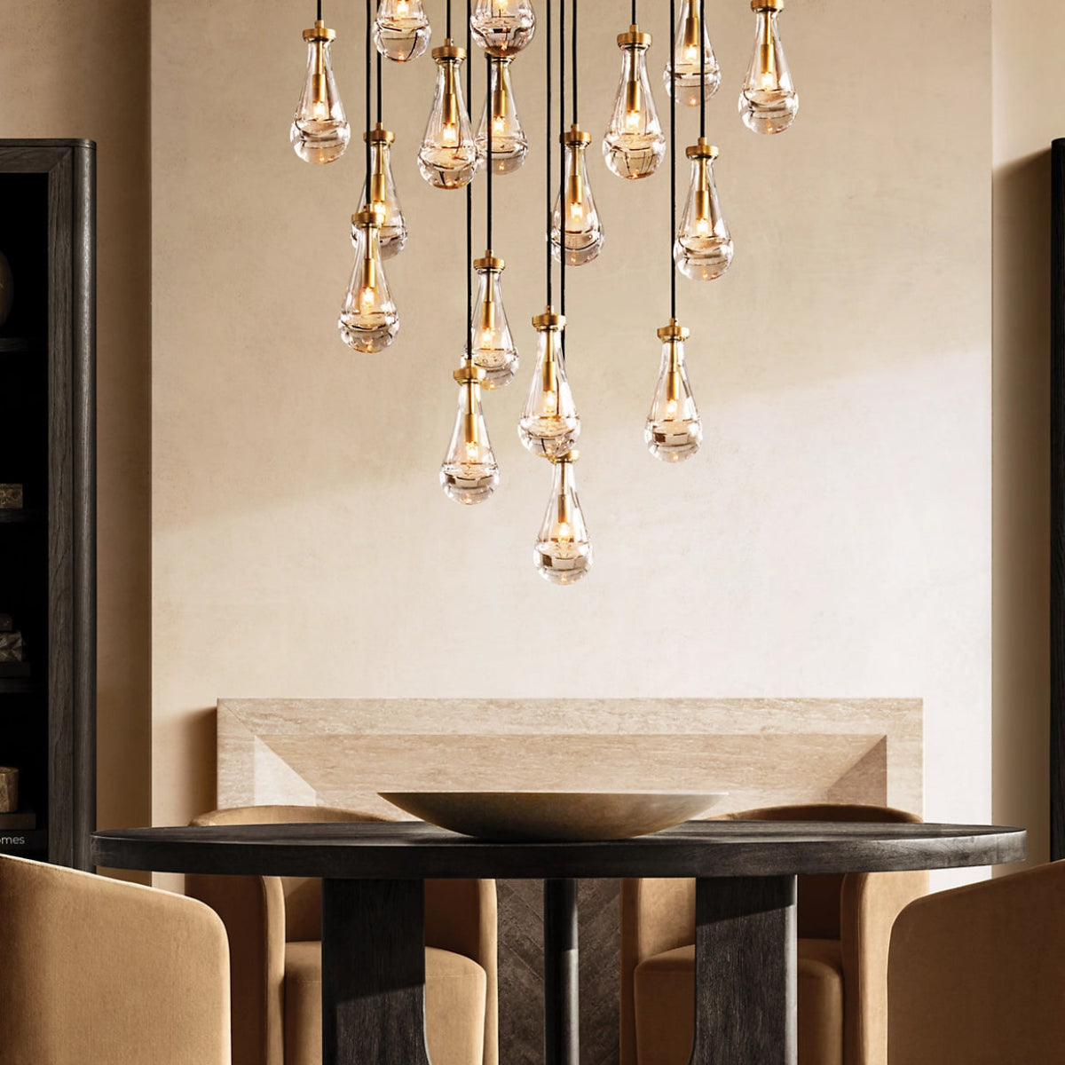 Raindrop Glass Chandelier – Glass detail 4