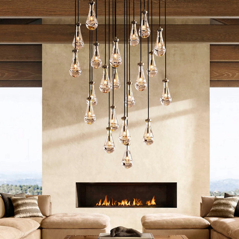 Raindrop Glass Chandelier – Glass detail 6