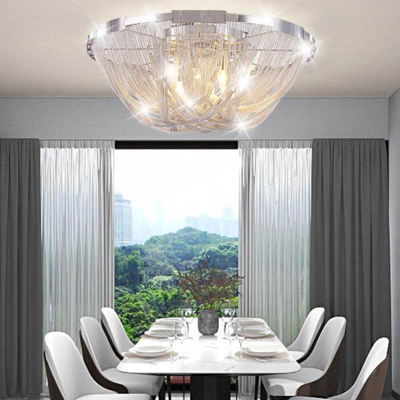 Chain Tassel Ceiling Light – detail 7
