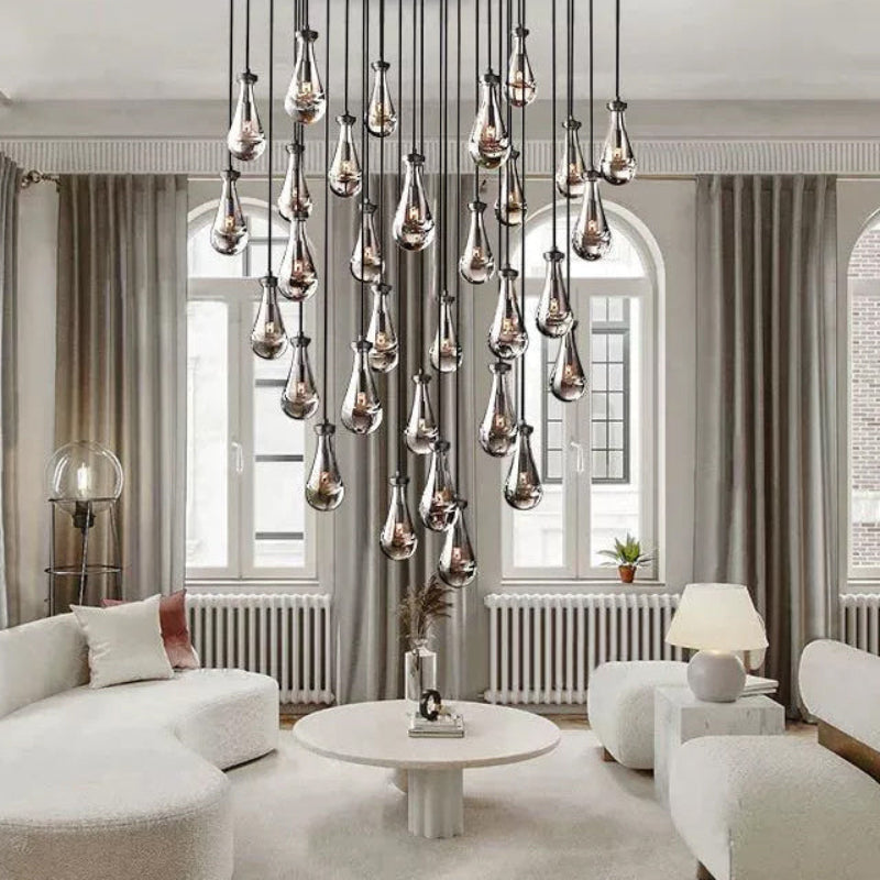 Raindrop Glass Chandelier – Glass detail 7