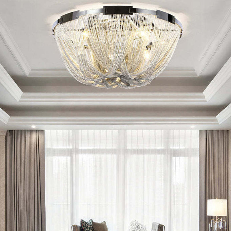 Chain Tassel Ceiling Light – detail 10