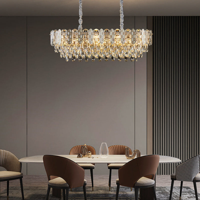 Large Tiered Crystal Chandelier – Crystal detail 6