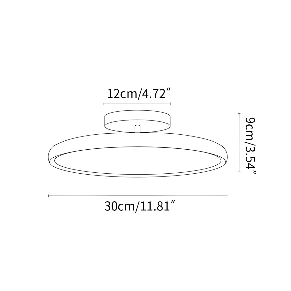 Drift Adjustable Ceiling Lamp for Bedroom – detail 4