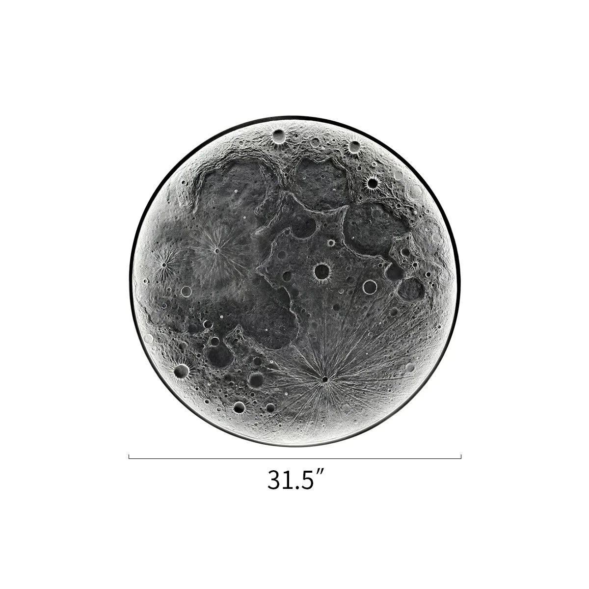 3D Relief Moon Decorative Wall Lamp – detail 17