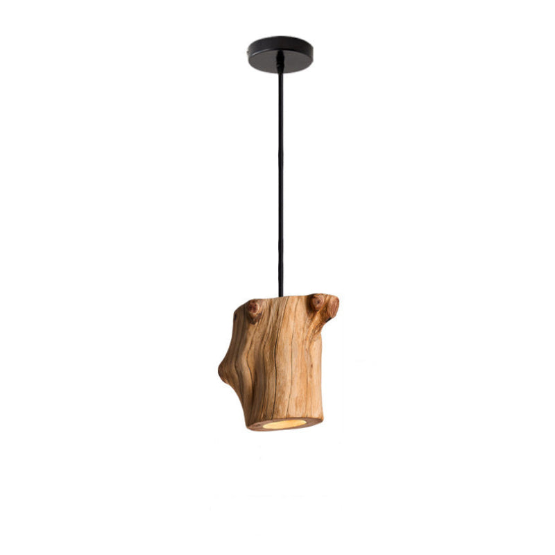Art Deco Natural Wood Pendant Light – Wood detail 8
