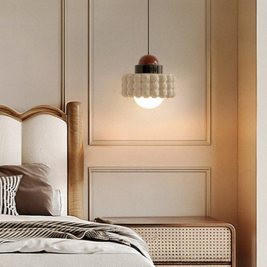 Modern Cylinder Resin Pendant Light