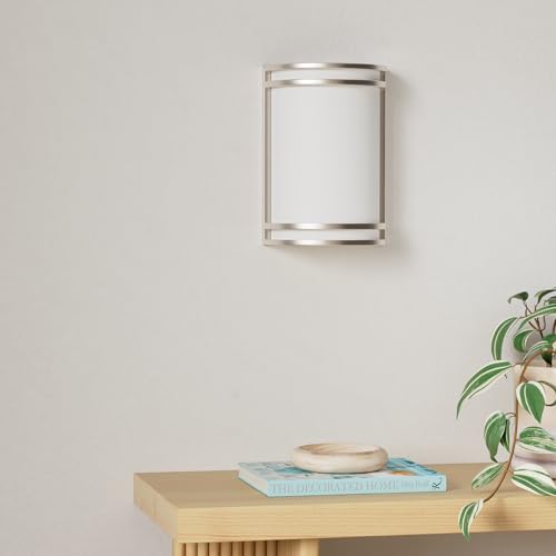 ndoor LED Wall Sconce Lights, Brushed Nickel 3000/4000/5000K ETL