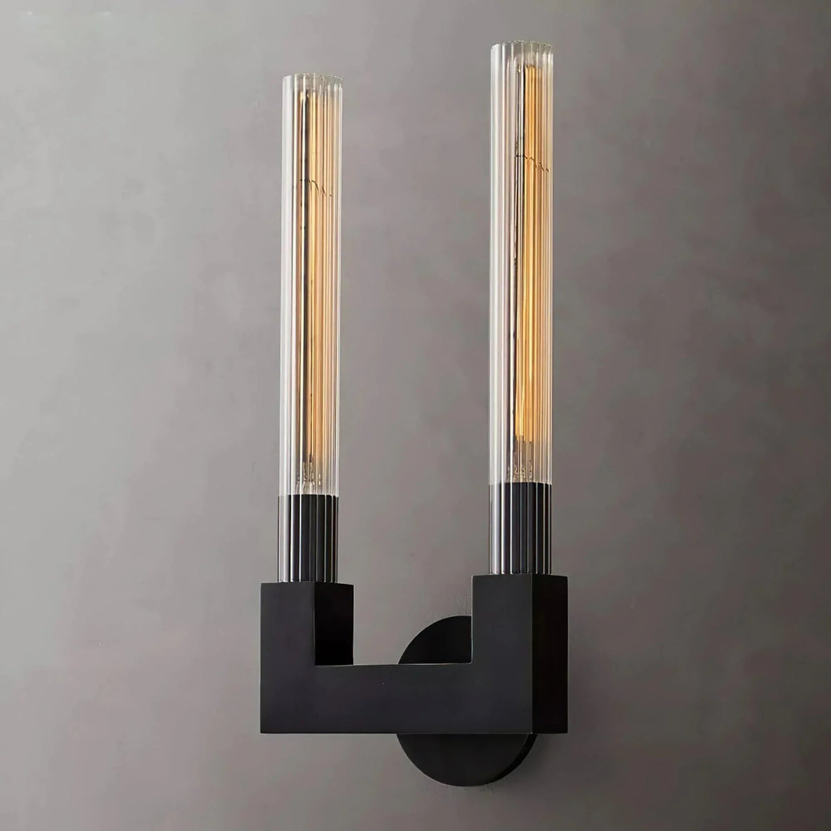 Cania Double Glass Sconce – Glass detail 6
