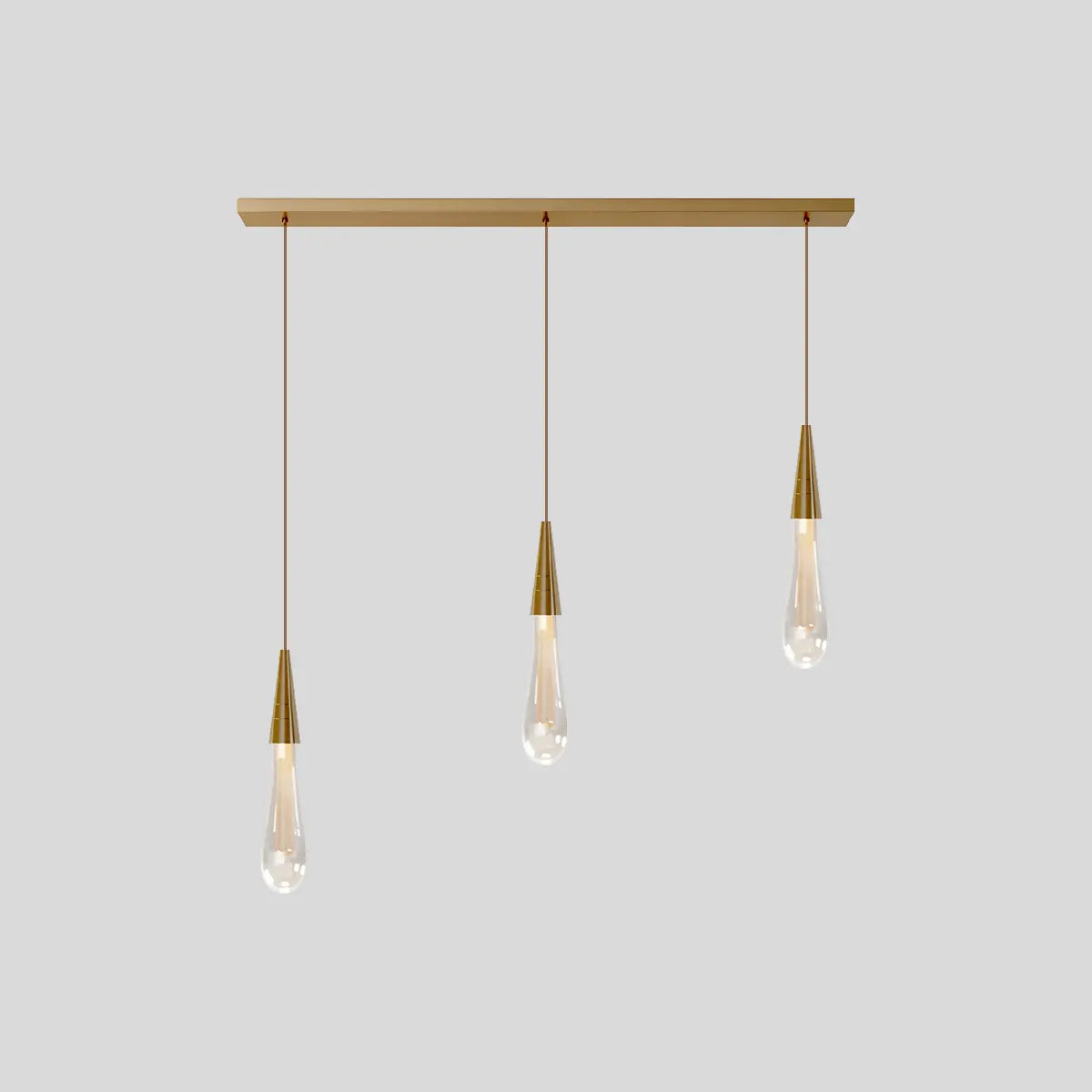 Drop Crystal Chrome Pendant Light for Bedroom – Crystal detail 14