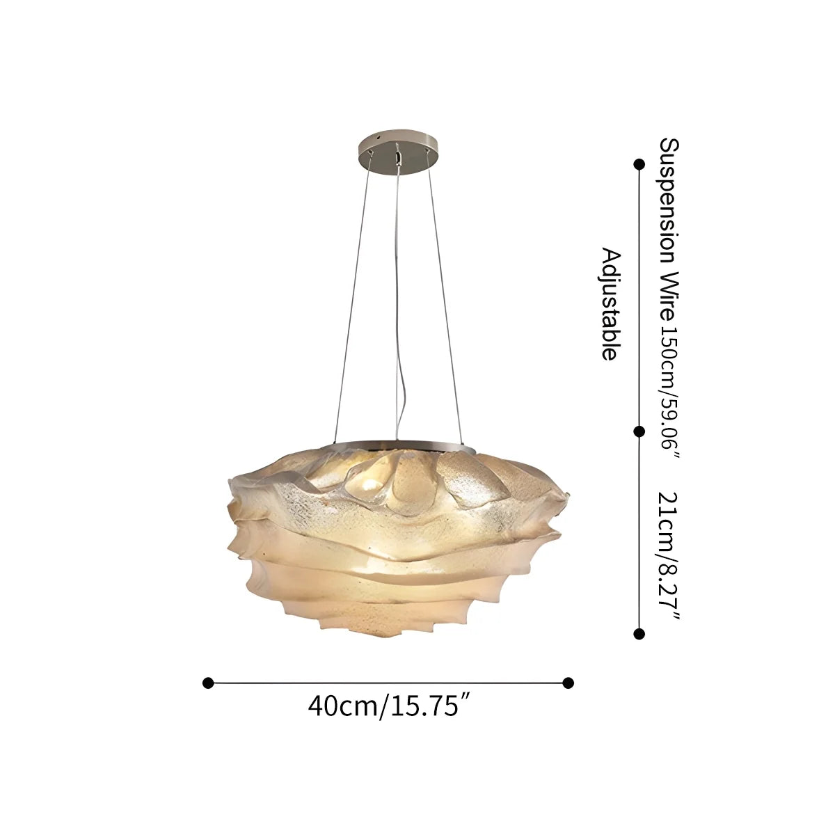 Cumulus Cloud Pendant Light for Modern Spaces – detail 3
