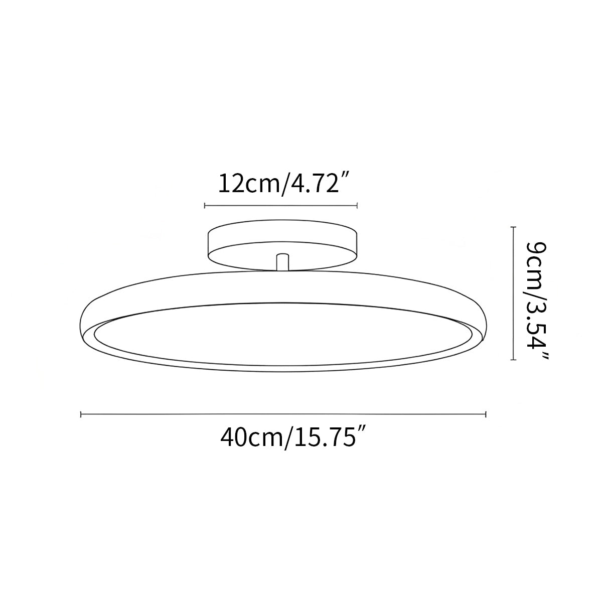 Drift Adjustable Ceiling Lamp for Bedroom – detail 5