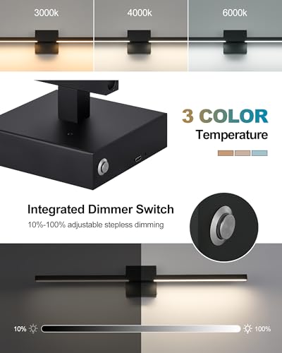 lack Battery Operated Wall Sconce with Remote Control 8000mAh