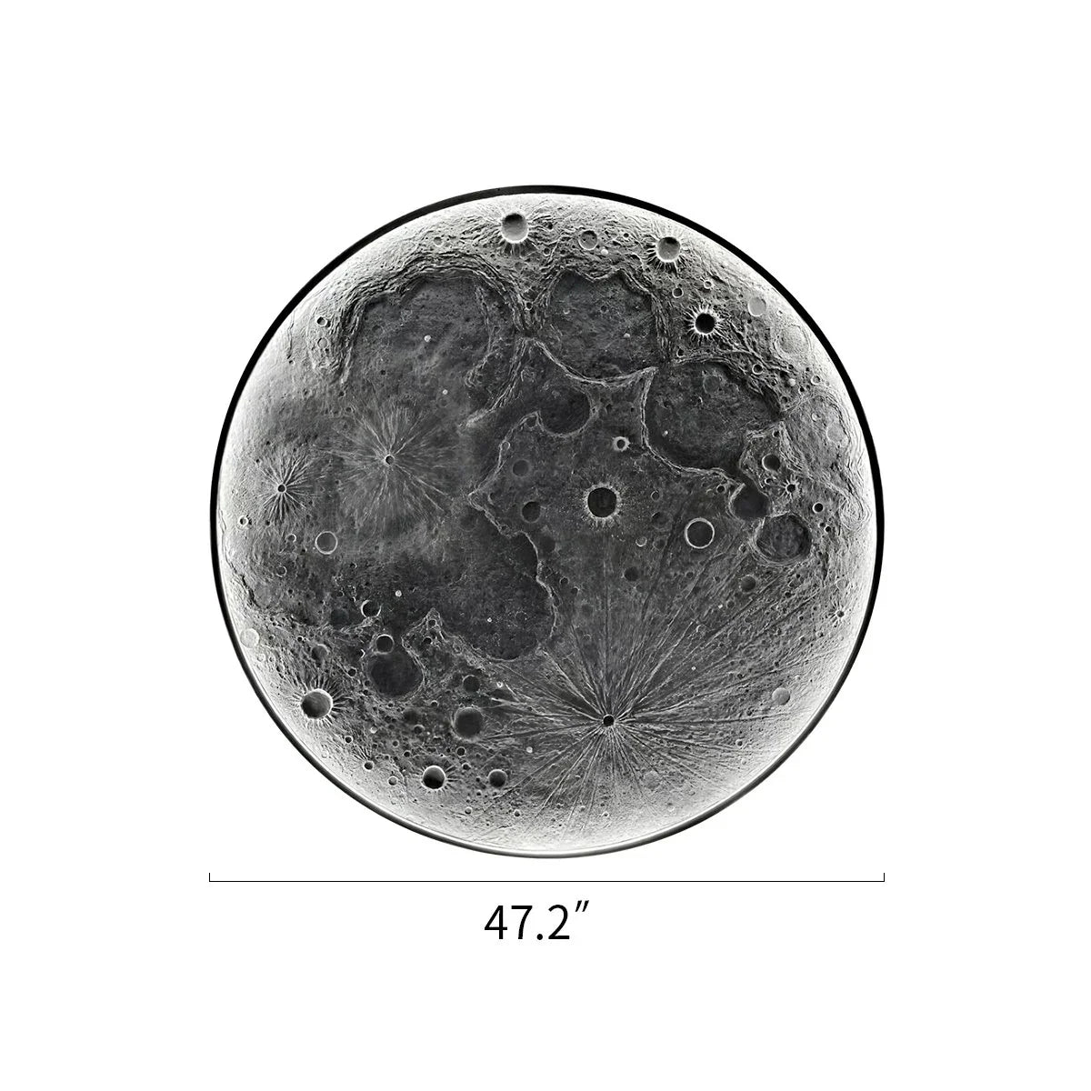 3D Relief Moon Decorative Wall Lamp – detail 19