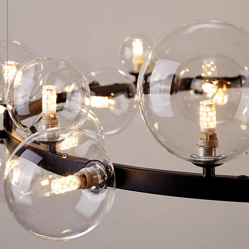 Circular Glass Bubble Chandelier – Glass detail 21