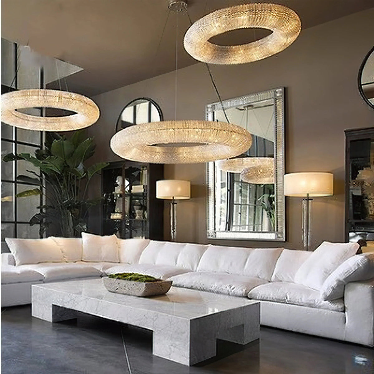 Crystal Smoked Chandelier – Crystal detail 12