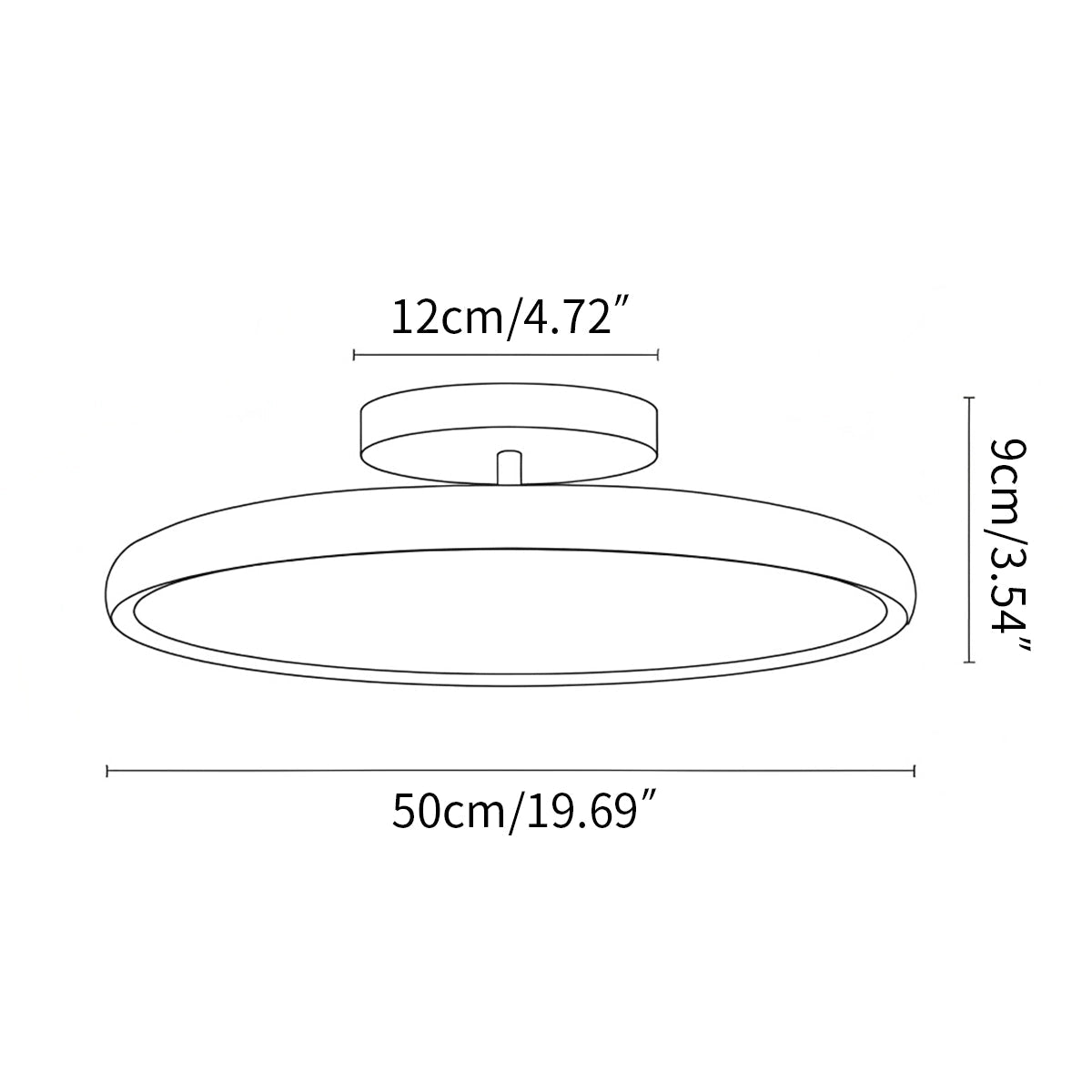 Drift Adjustable Ceiling Lamp for Bedroom – detail 6