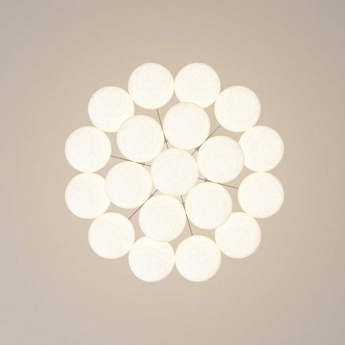 French Tulip Flower & Ball Chandelier – detail 74