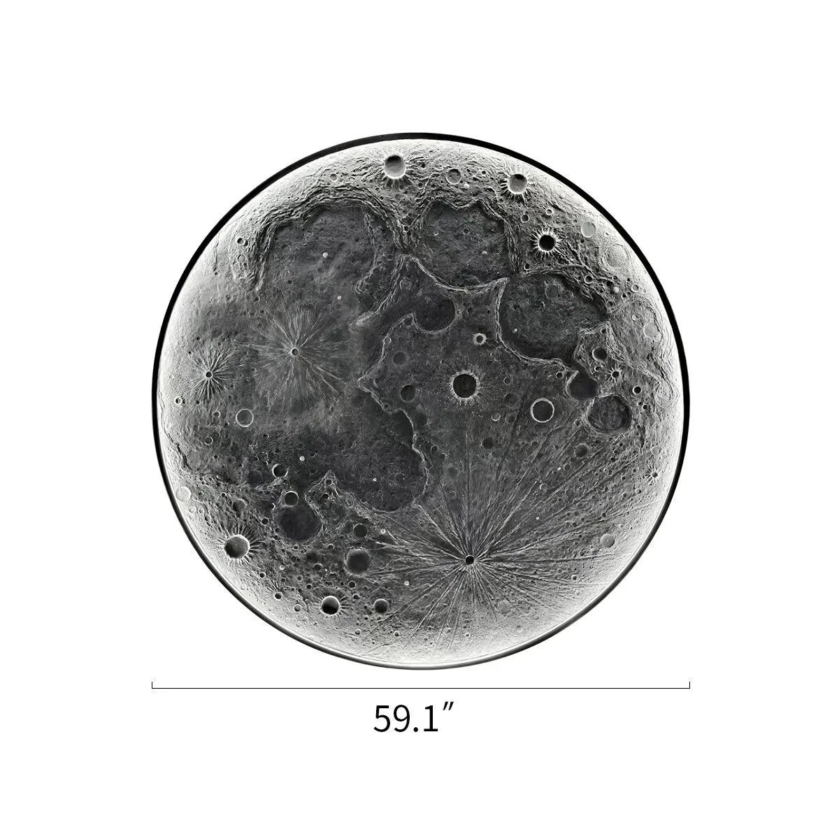 3D Relief Moon Decorative Wall Lamp – detail 20