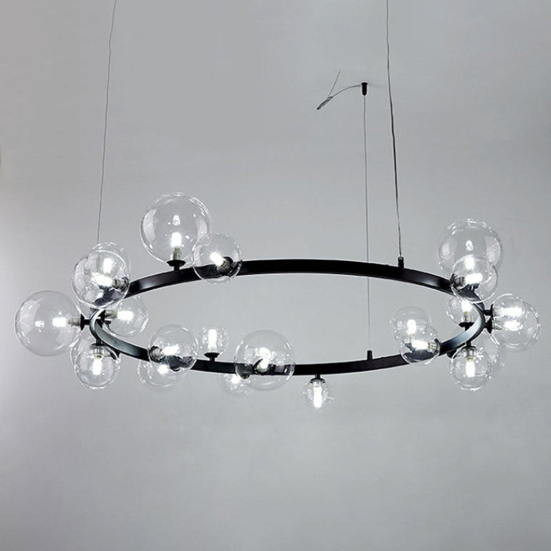 Circular Glass Bubble Chandelier – Glass detail 23