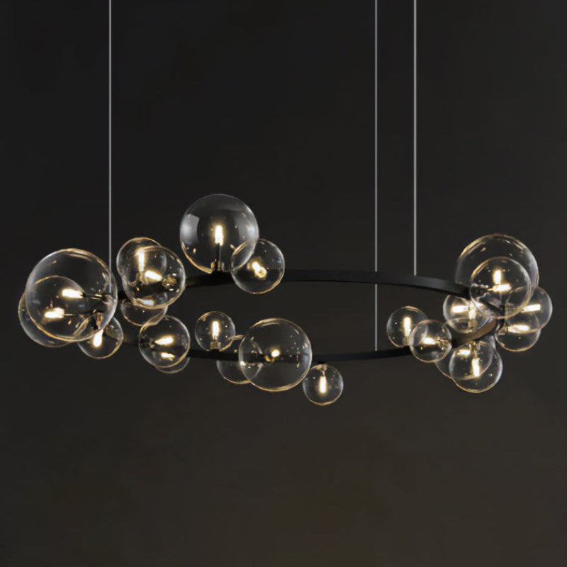 Circular Glass Bubble Chandelier – Glass detail 24
