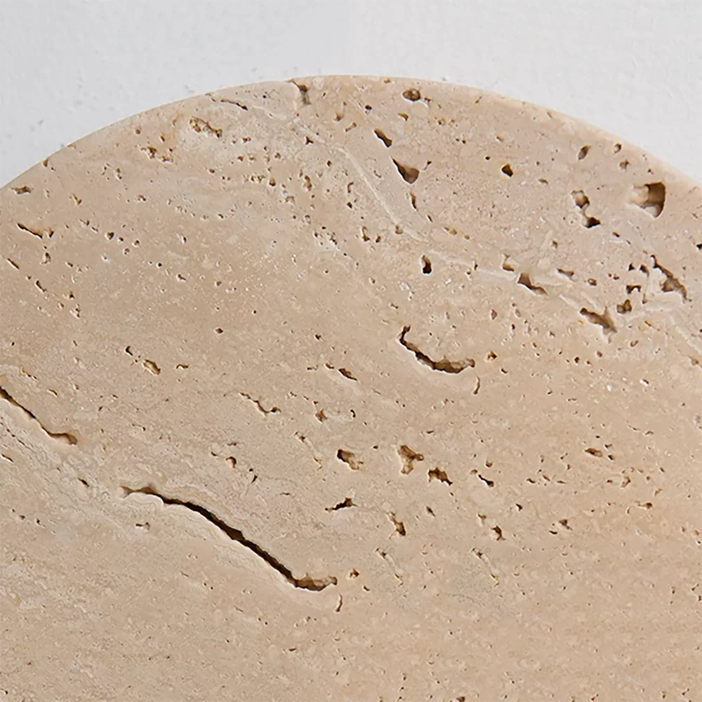 Travertine Blob Glass Wall Lamp – Travertine detail 9