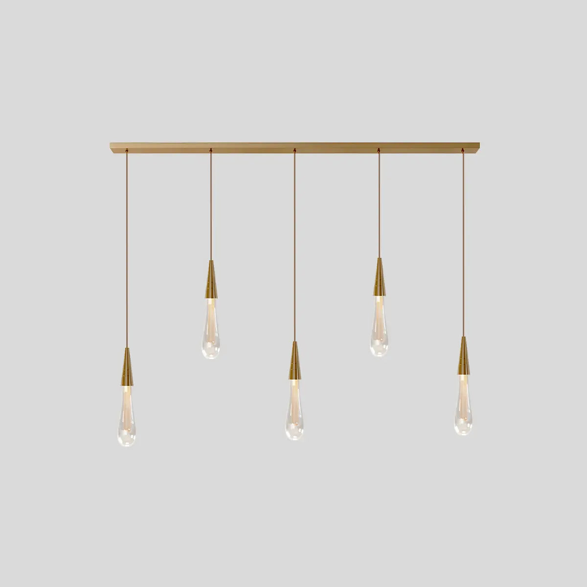 Drop Crystal Chrome Pendant Light for Bedroom – Crystal detail 21