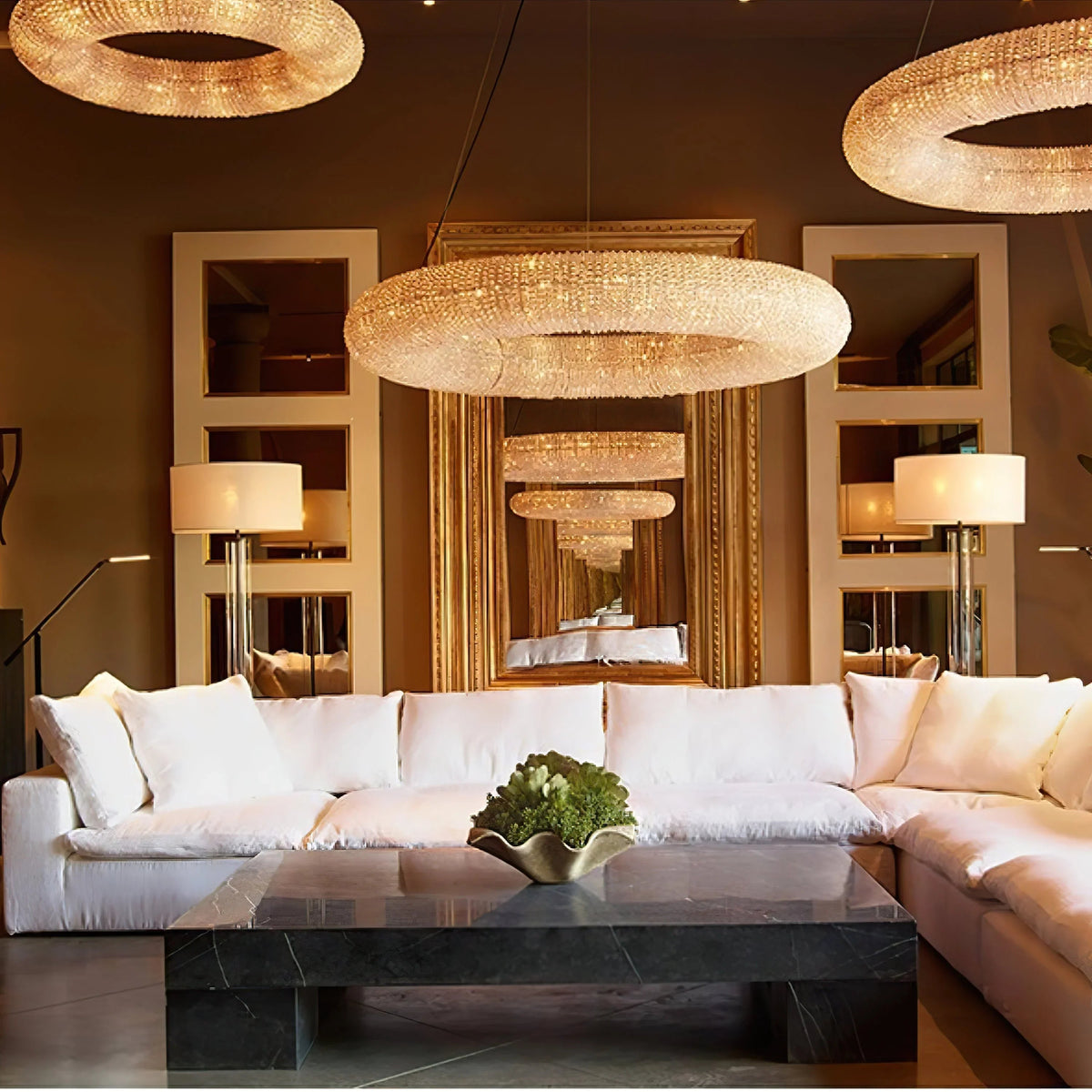 Crystal Smoked Chandelier – Crystal detail 13