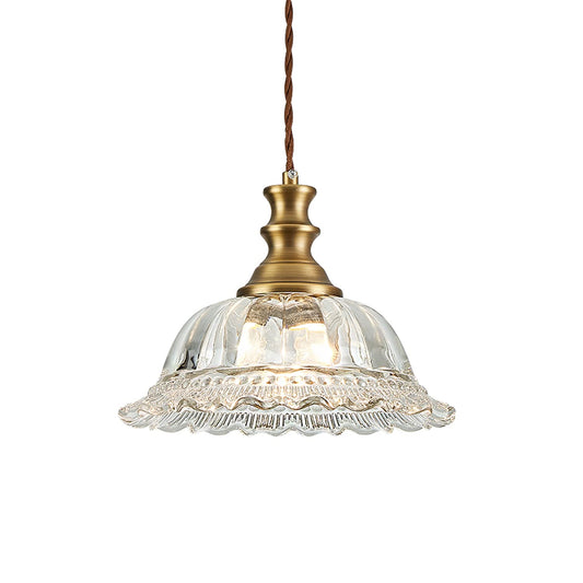 HDDFL Glass Pendant Lights Modern Pendant Lighting Fixtures Hanging Lamp Brushed Finish