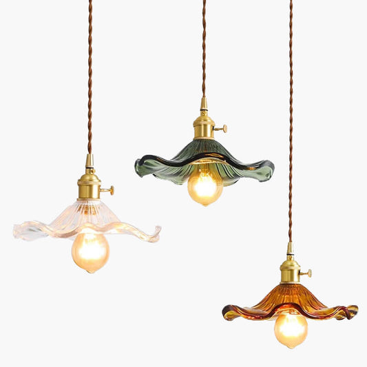 Nordic Japanese Glass Chandelier for Living Room