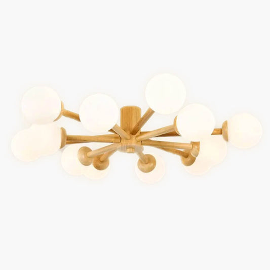 Nordic Wooden Dining Room Ceiling Light