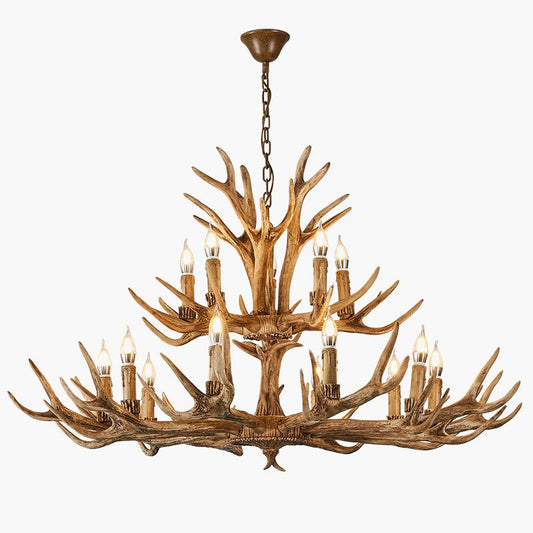 Antler Shape Resin Chandelier for Living Room