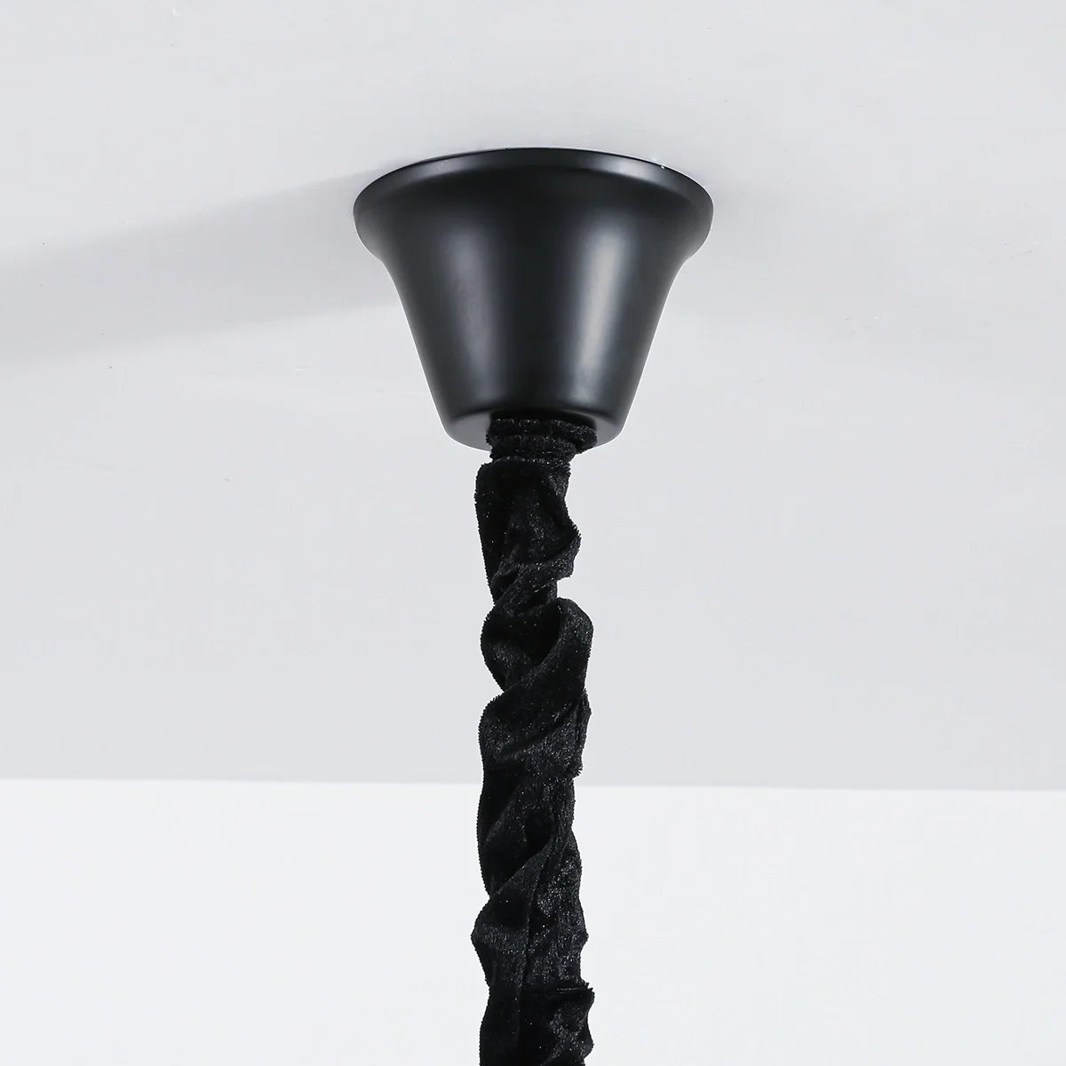 American Simple Black Candle-Style Chandelier – detail 19