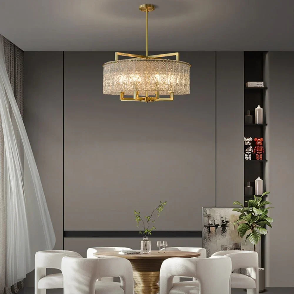 Round Crystal Chandelier – Crystal detail 4