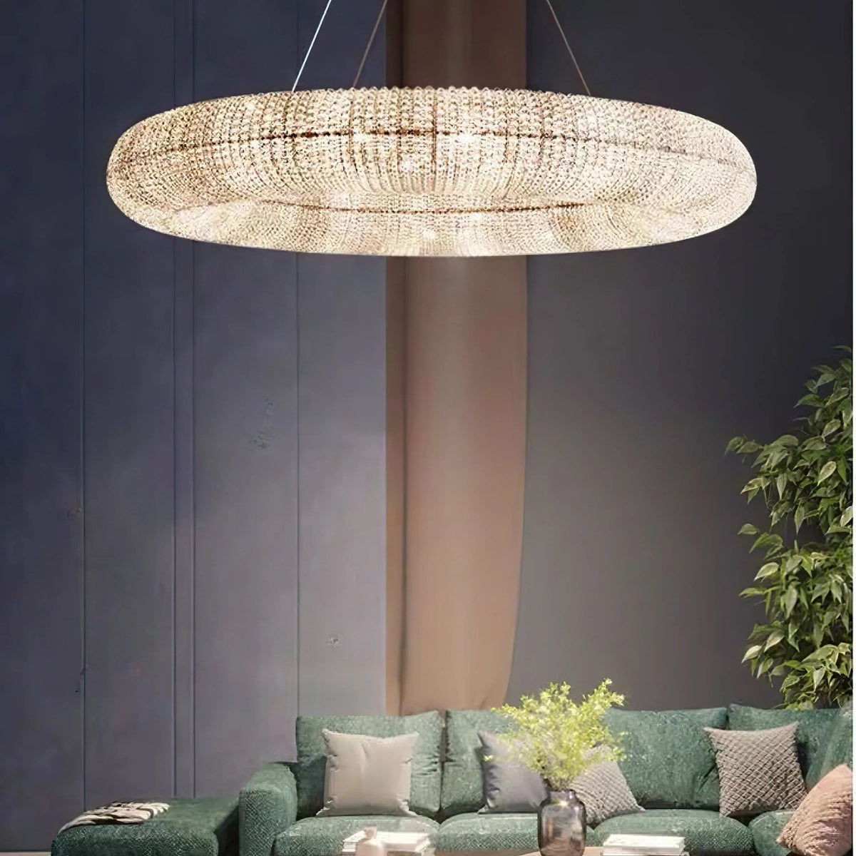 Crystal Smoked Chandelier – Crystal detail 14