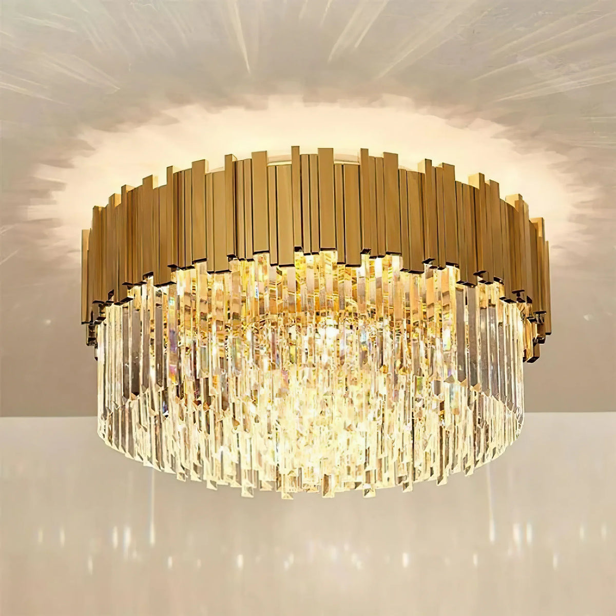 Bourbons Steel Chandelier – Steel detail 2