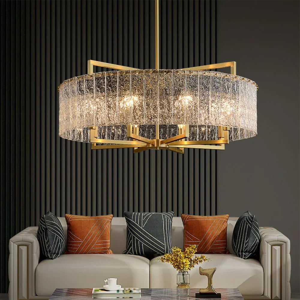 Round Crystal Chandelier – Crystal detail 5