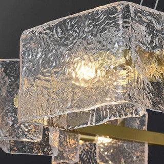 Water Ripple Glass Chandelier – Glass detail 7