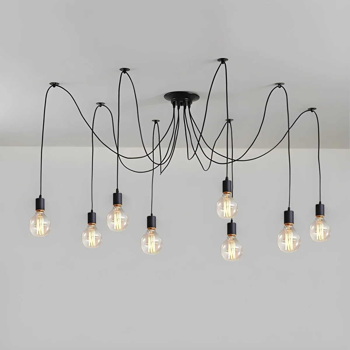 Alfie Vintage Multiple Light Bulbs Chandelier – detail 3