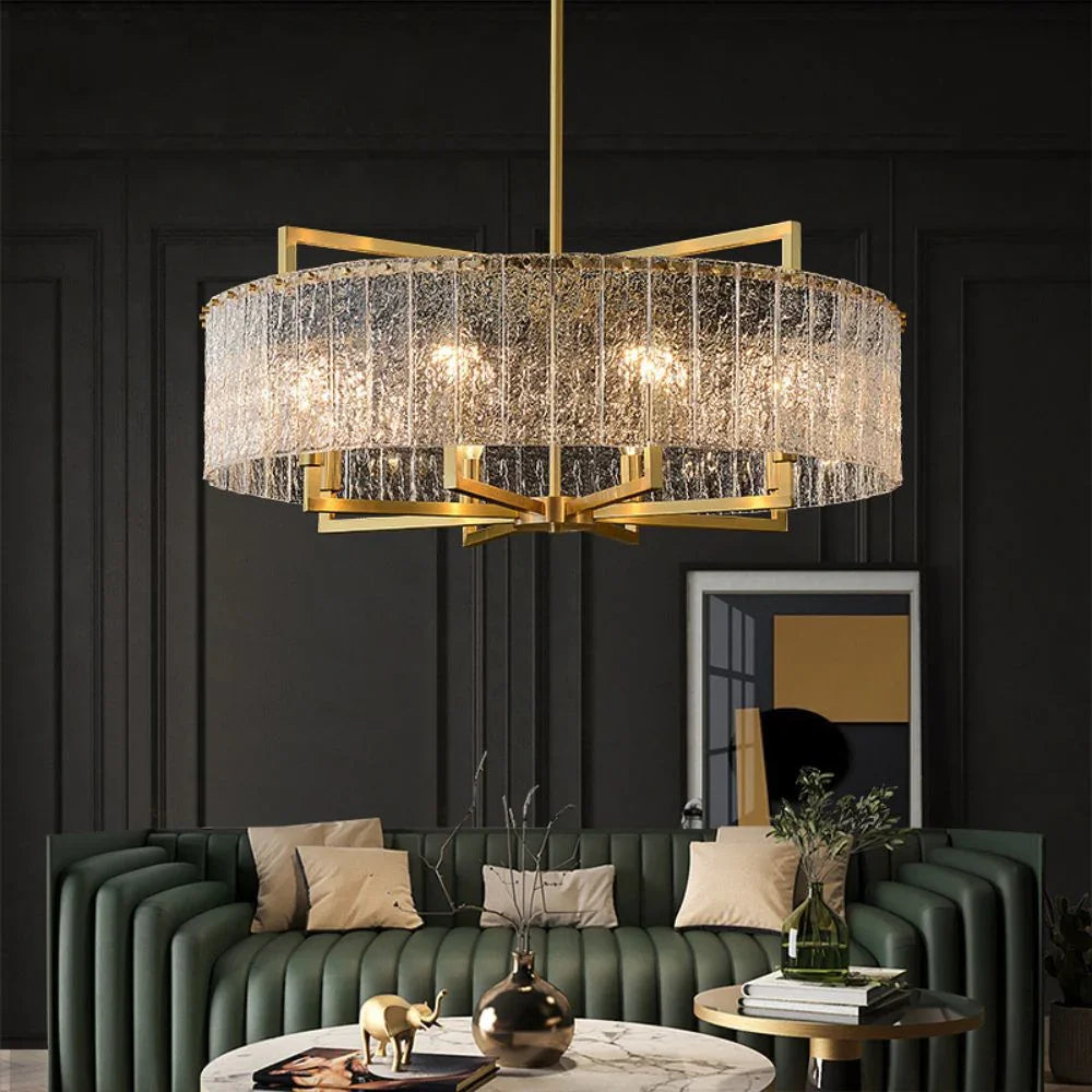 Round Crystal Chandelier – Crystal detail 7