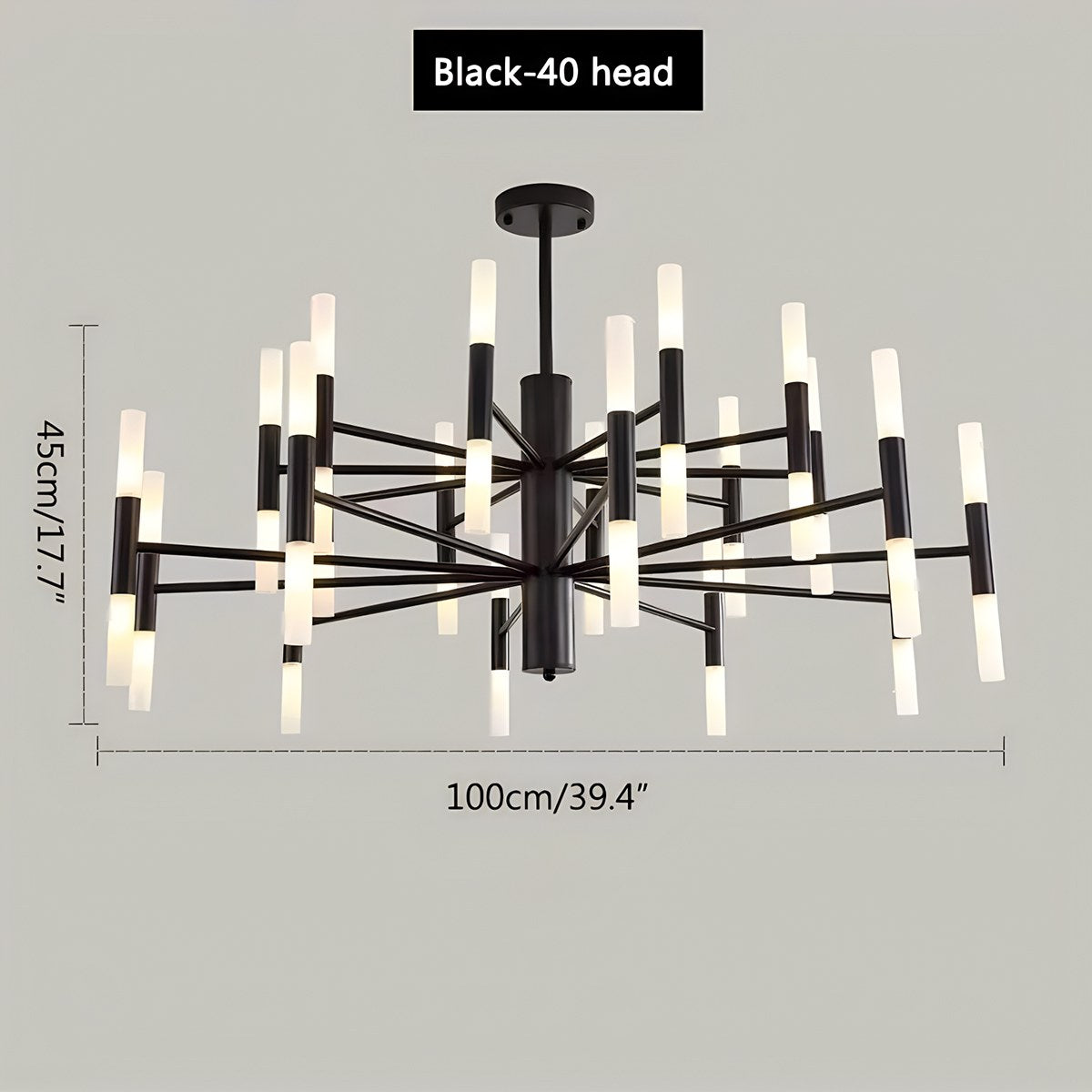 Adjustable Round Tube Chandelier – detail 18