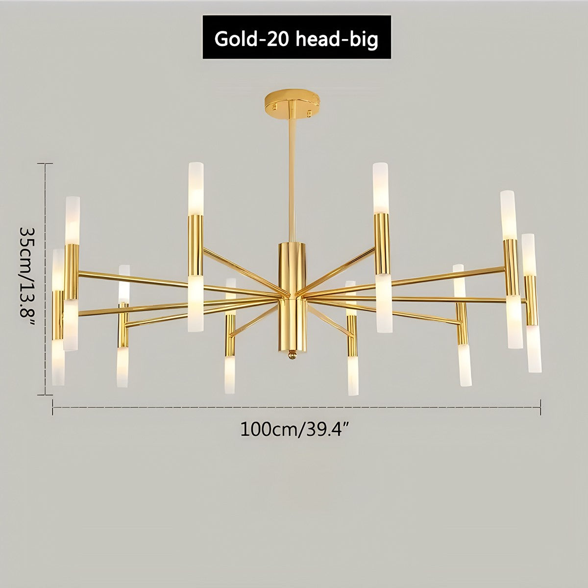 Adjustable Round Tube Chandelier – detail 31