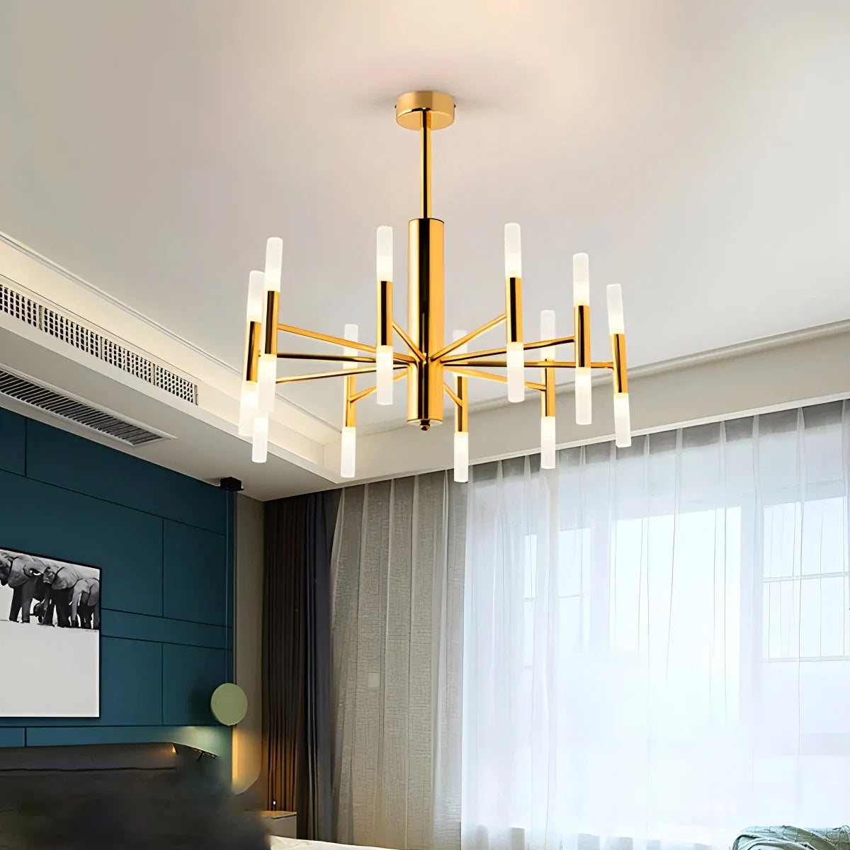 Adjustable Round Tube Chandelier – detail 23