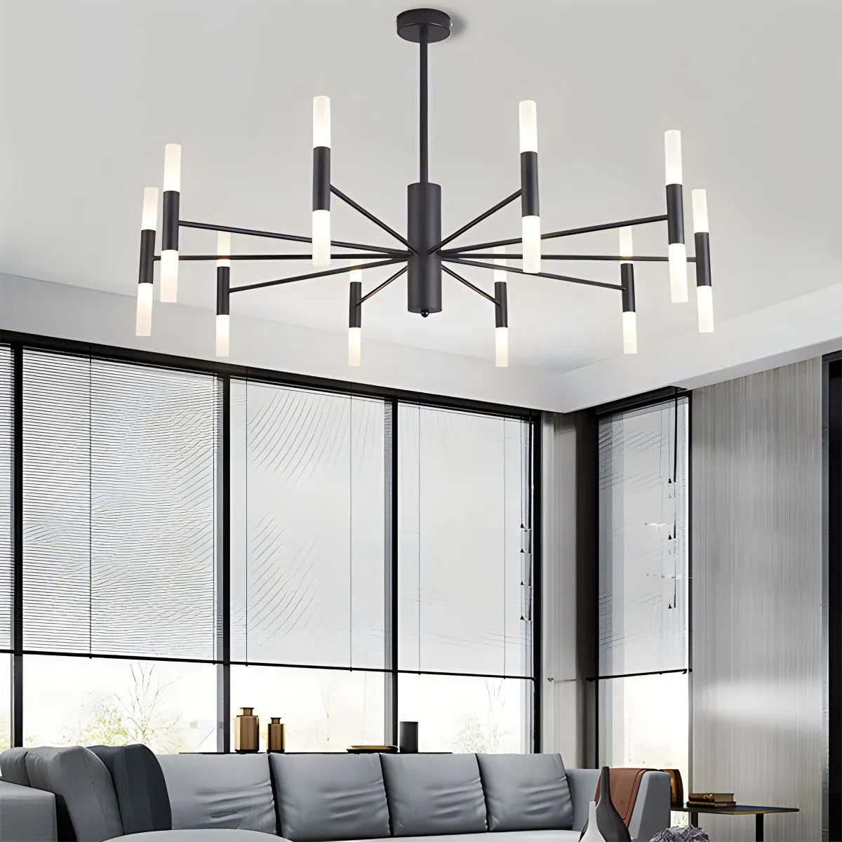 Adjustable Round Tube Chandelier – detail 13