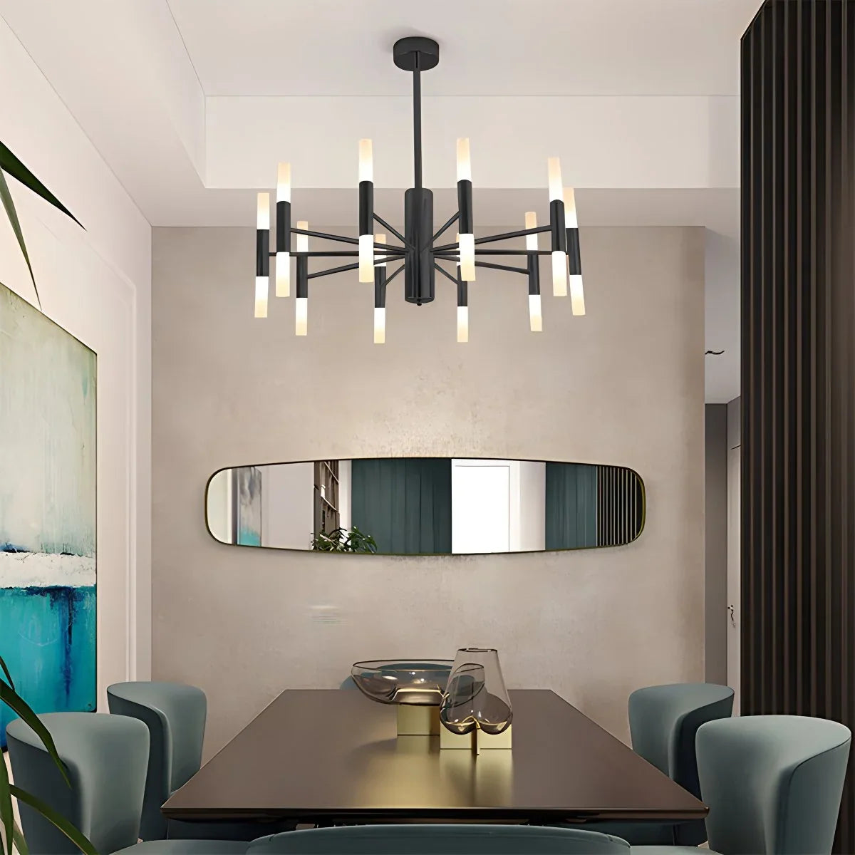 Adjustable Round Tube Chandelier – detail 7