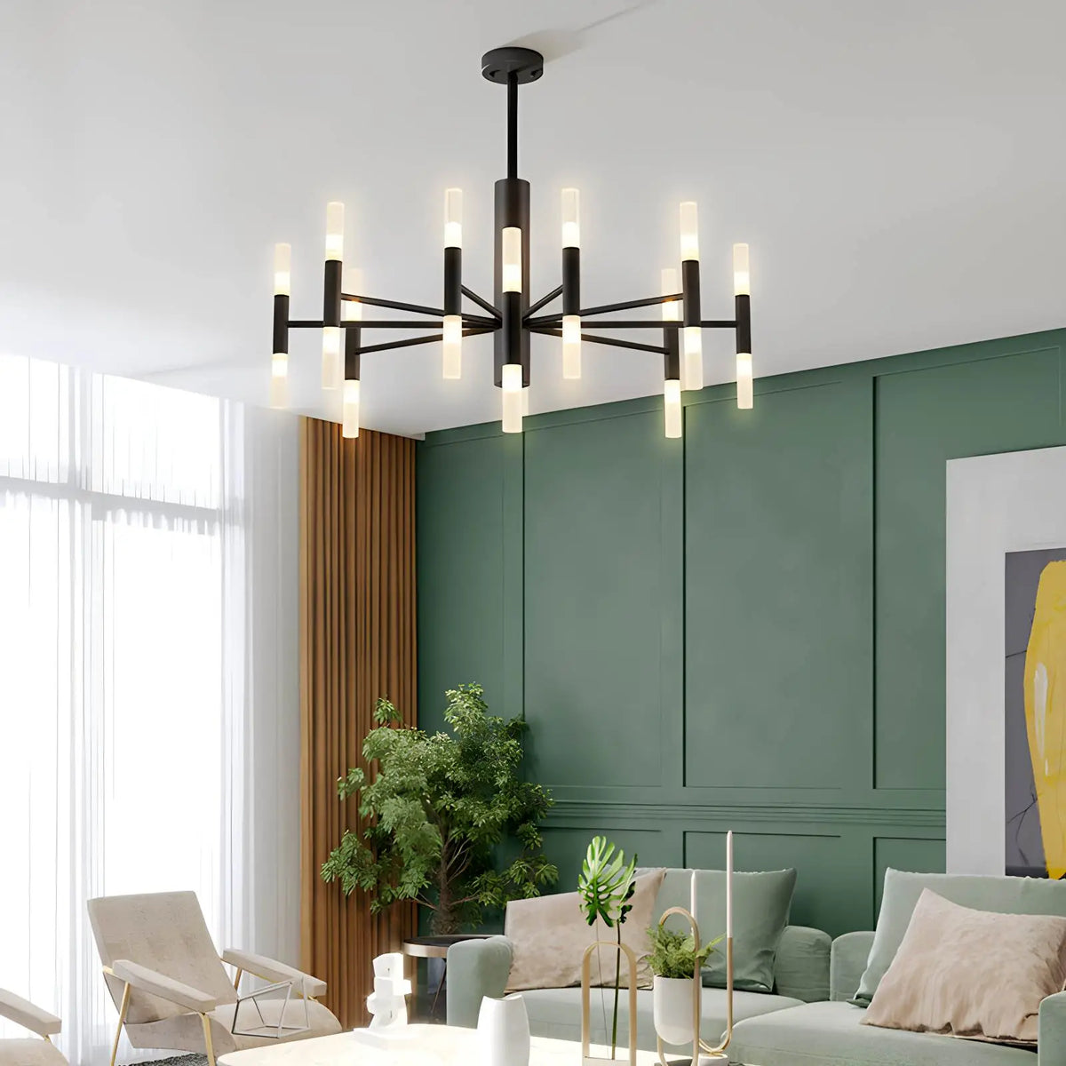 Adjustable Round Tube Chandelier – detail 8