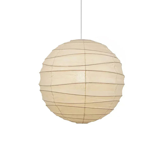 Akari Spherical Paper 100D Iron Pendant Lamp