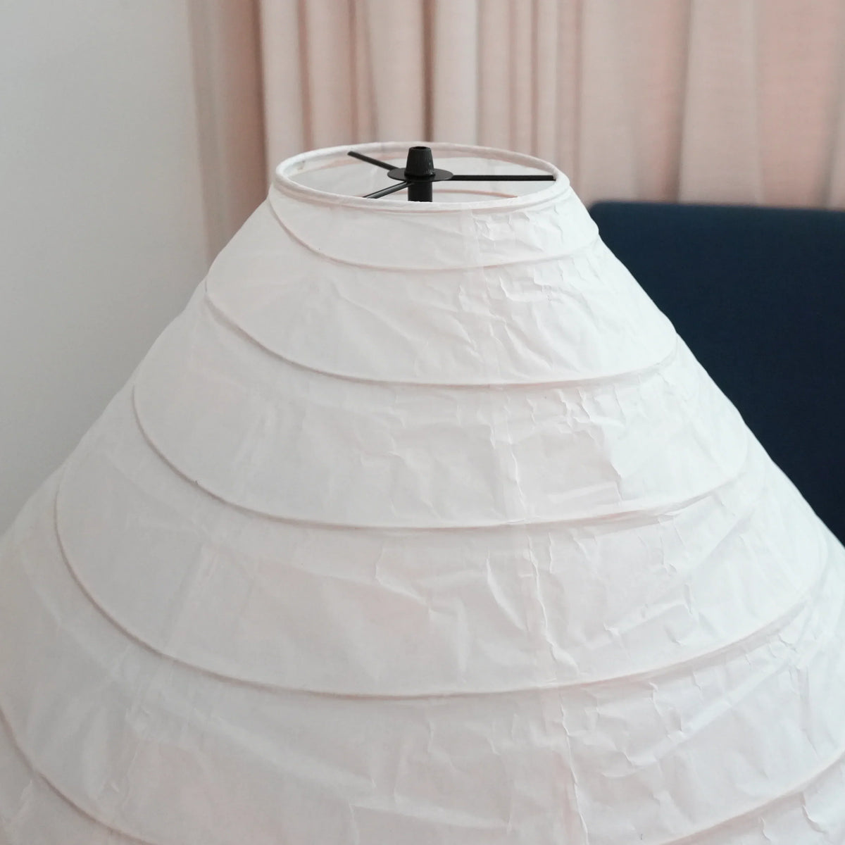 Akari Water Drop Paper 23N Steel Floor Lamp – Steel detail 27