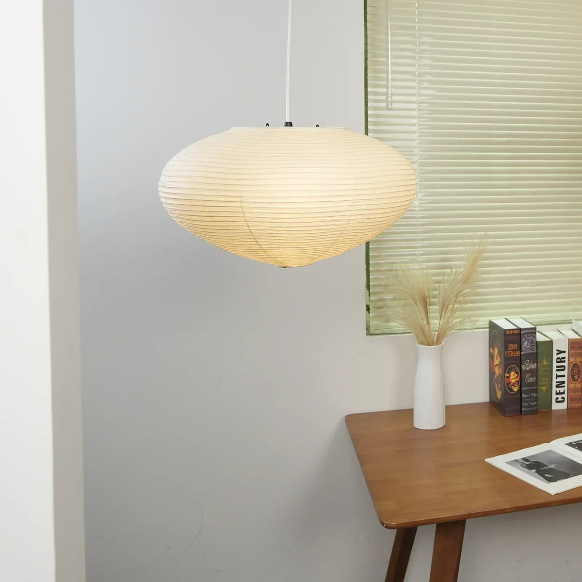 Akari Paper 26A / 21A / 15A Iron Pendant Light – Iron detail 27