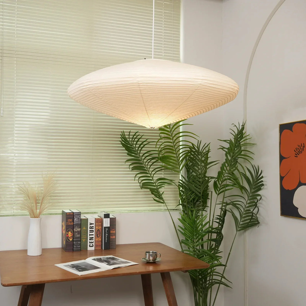 Akari Paper 26A / 21A / 15A Iron Pendant Light – Iron detail 31