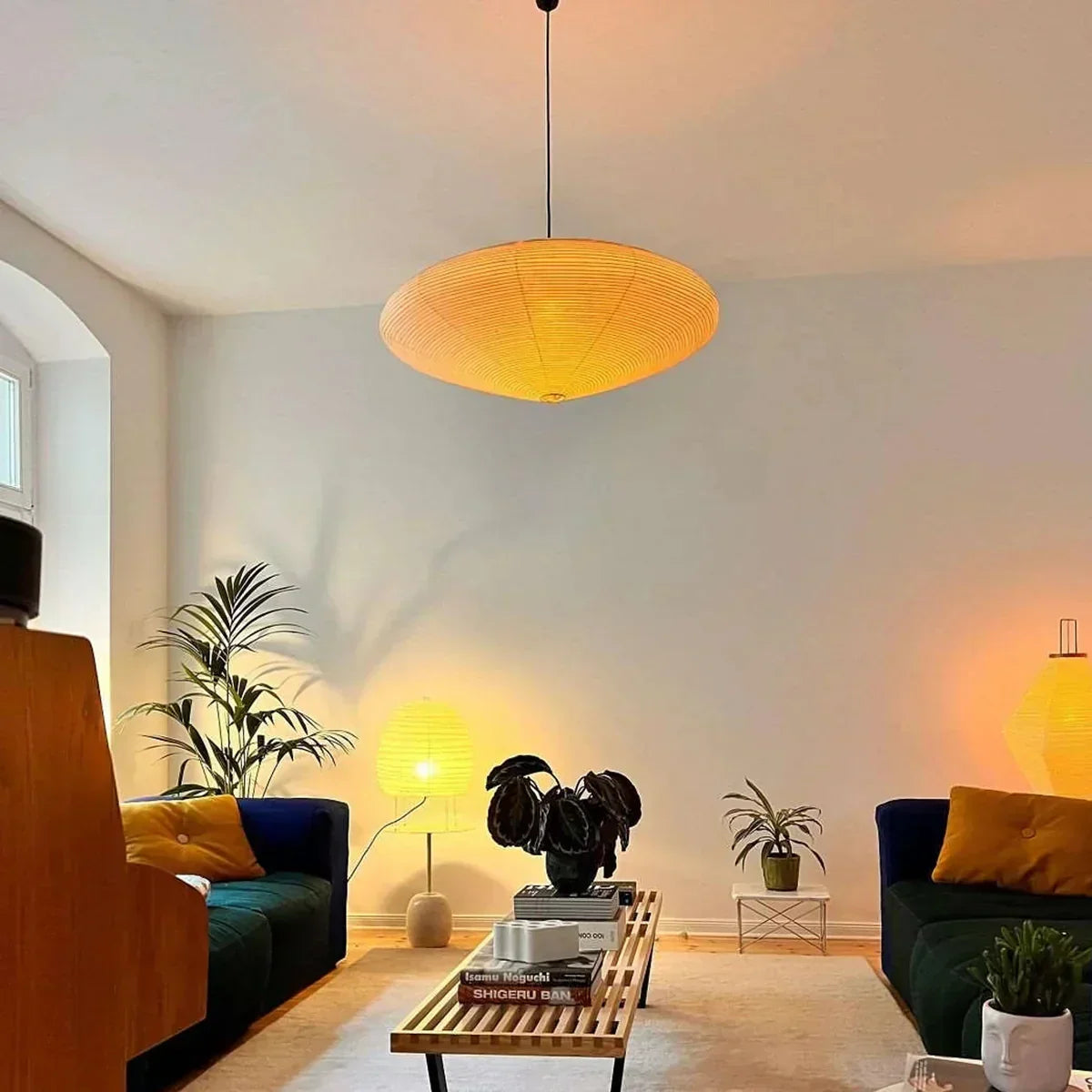 Akari Paper 26A / 21A / 15A Iron Pendant Light – Iron detail 13